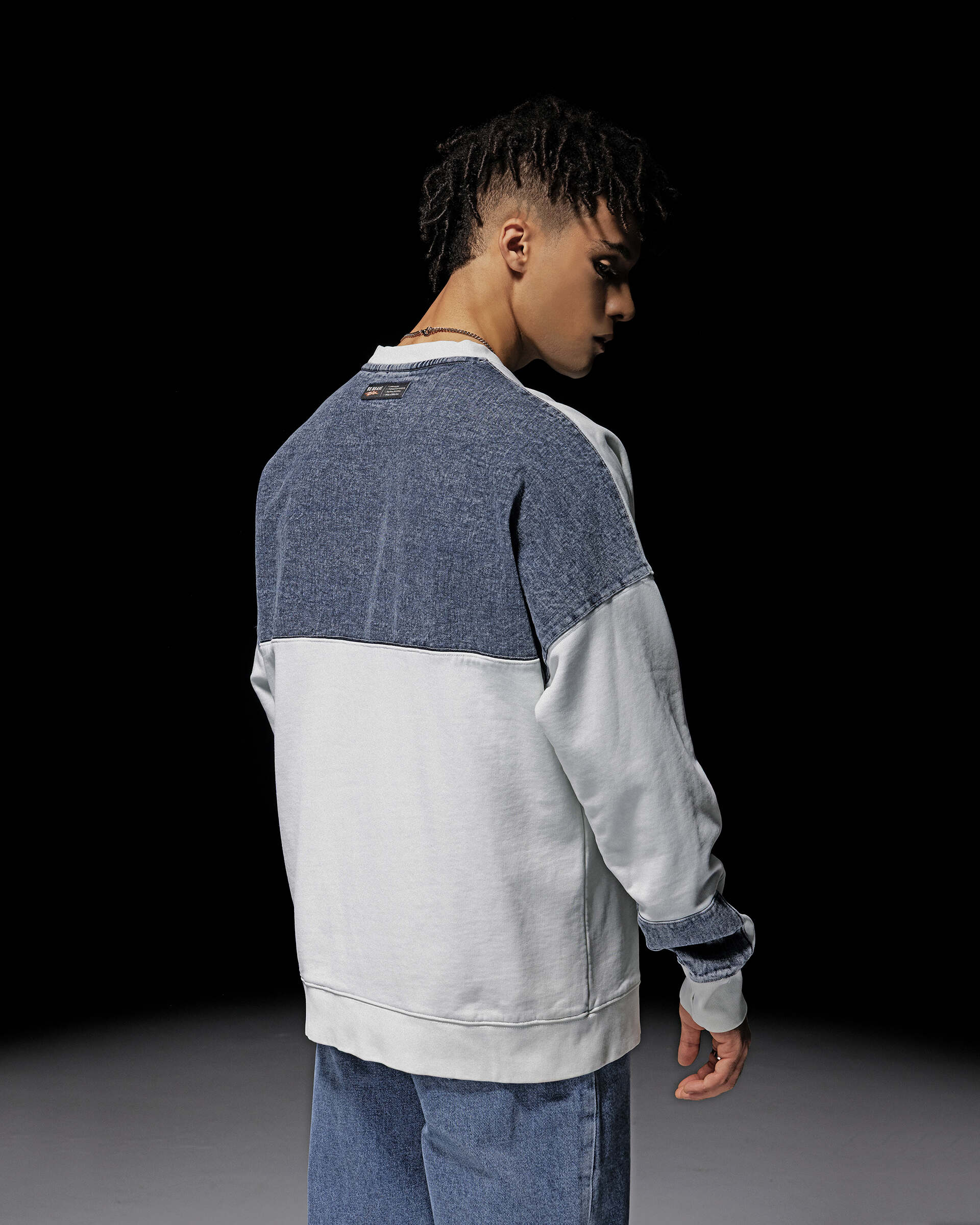 STRACCI Half Denim Round Neck