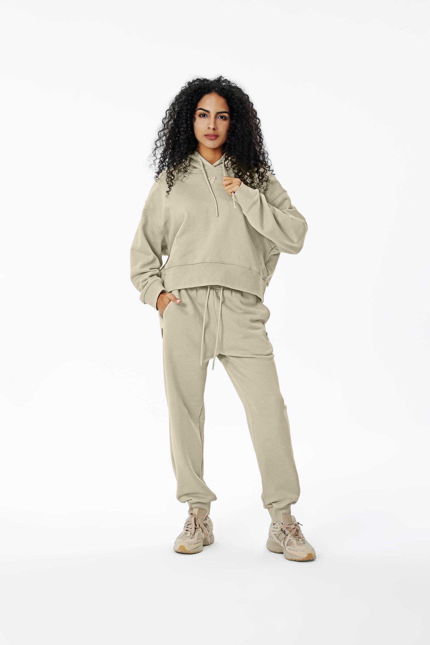 Women's Sweatpants with Ribbed Cuffs