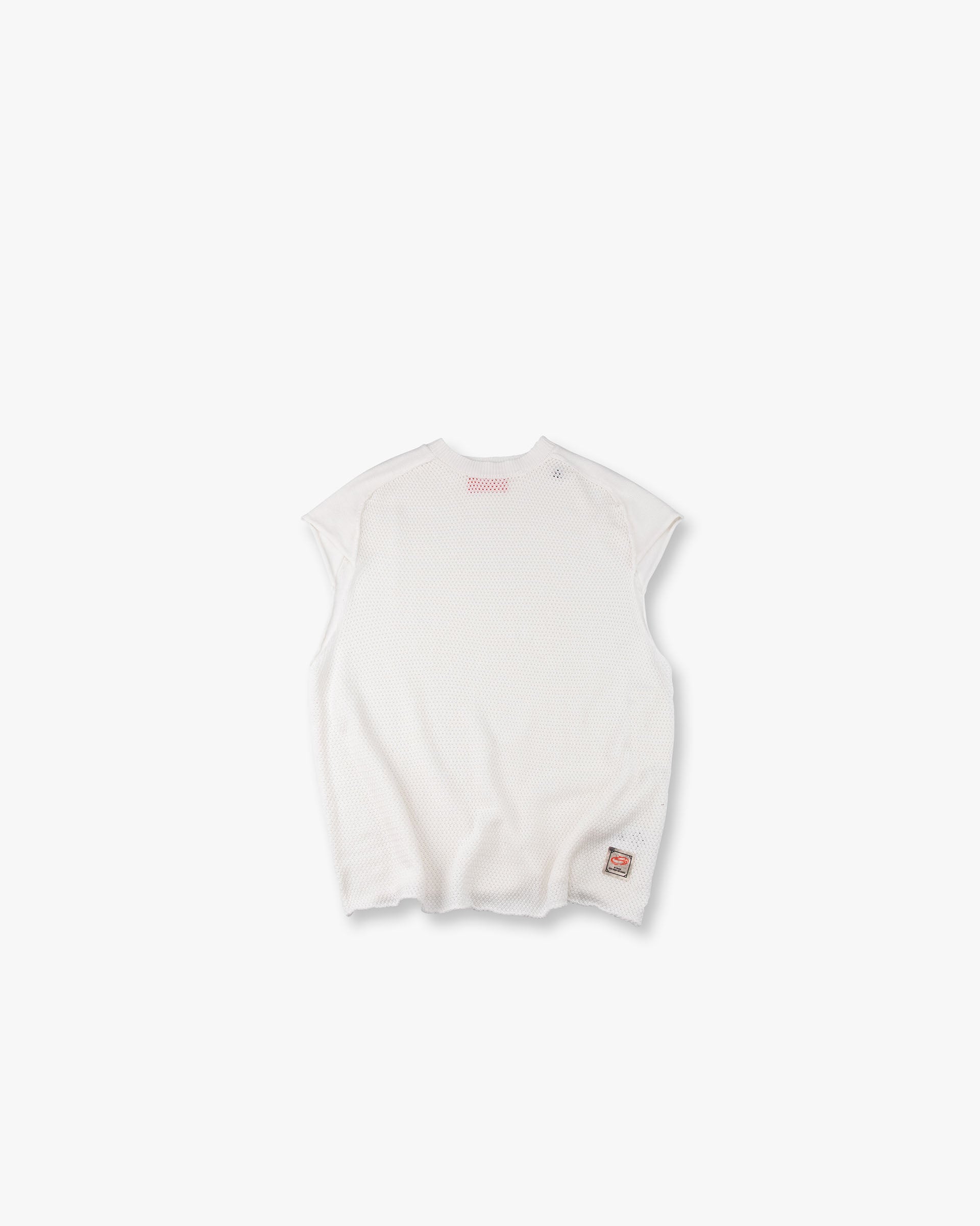 STR Frayed Knit Sleeveless Sweater