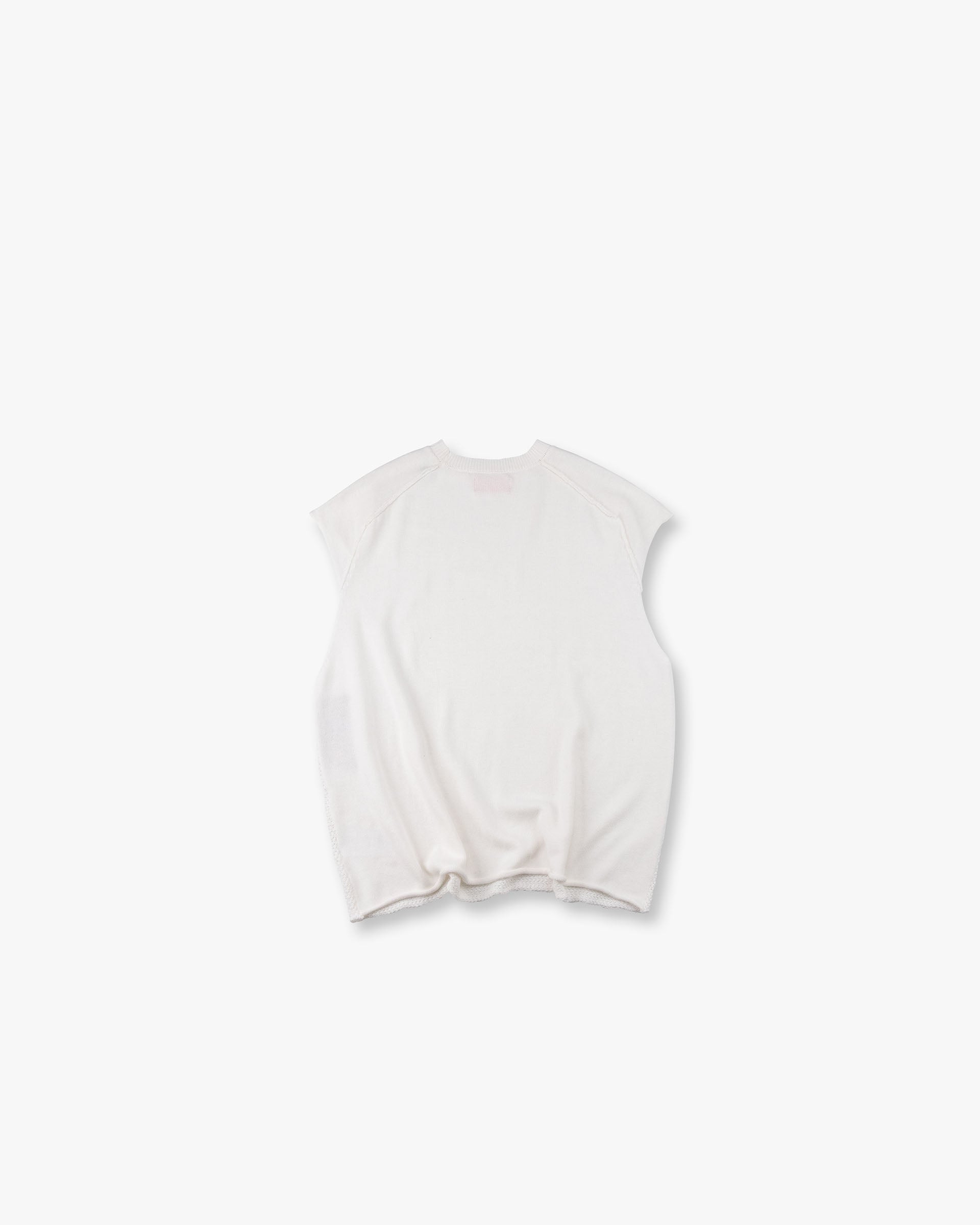 STR Frayed Knit Sleeveless Sweater