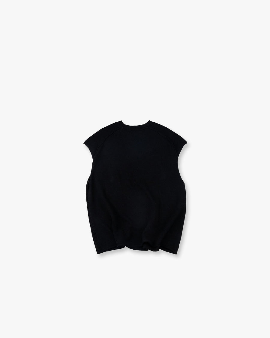 STR Frayed Knit Sleeveless Sweater