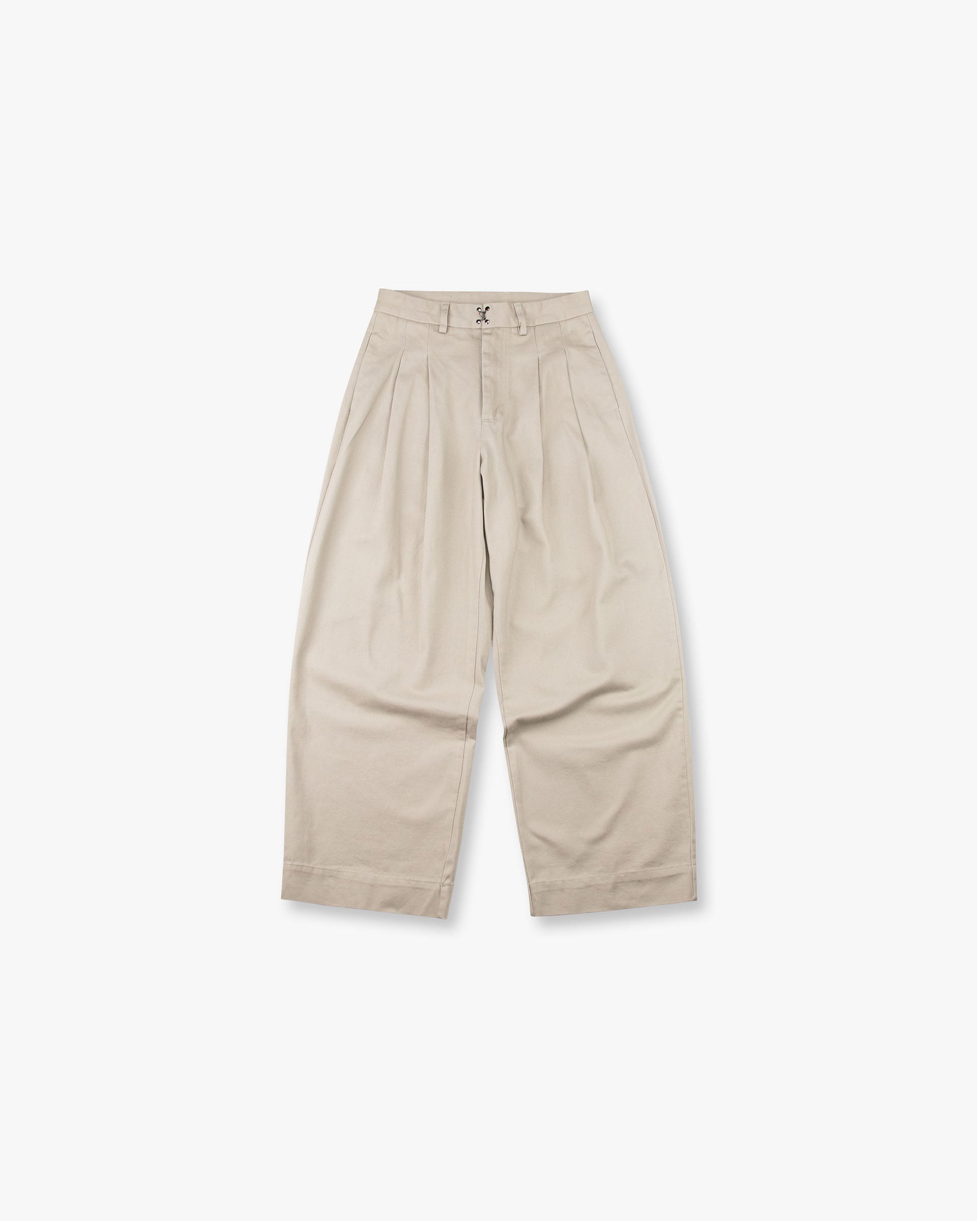 STR Buckle Waist Twill Pants