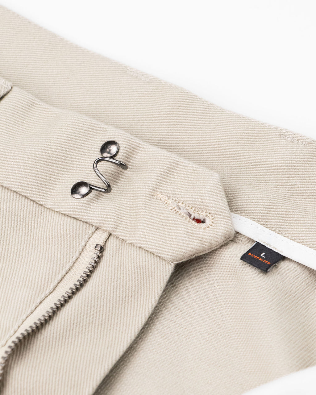 STR Buckle Waist Twill Pants