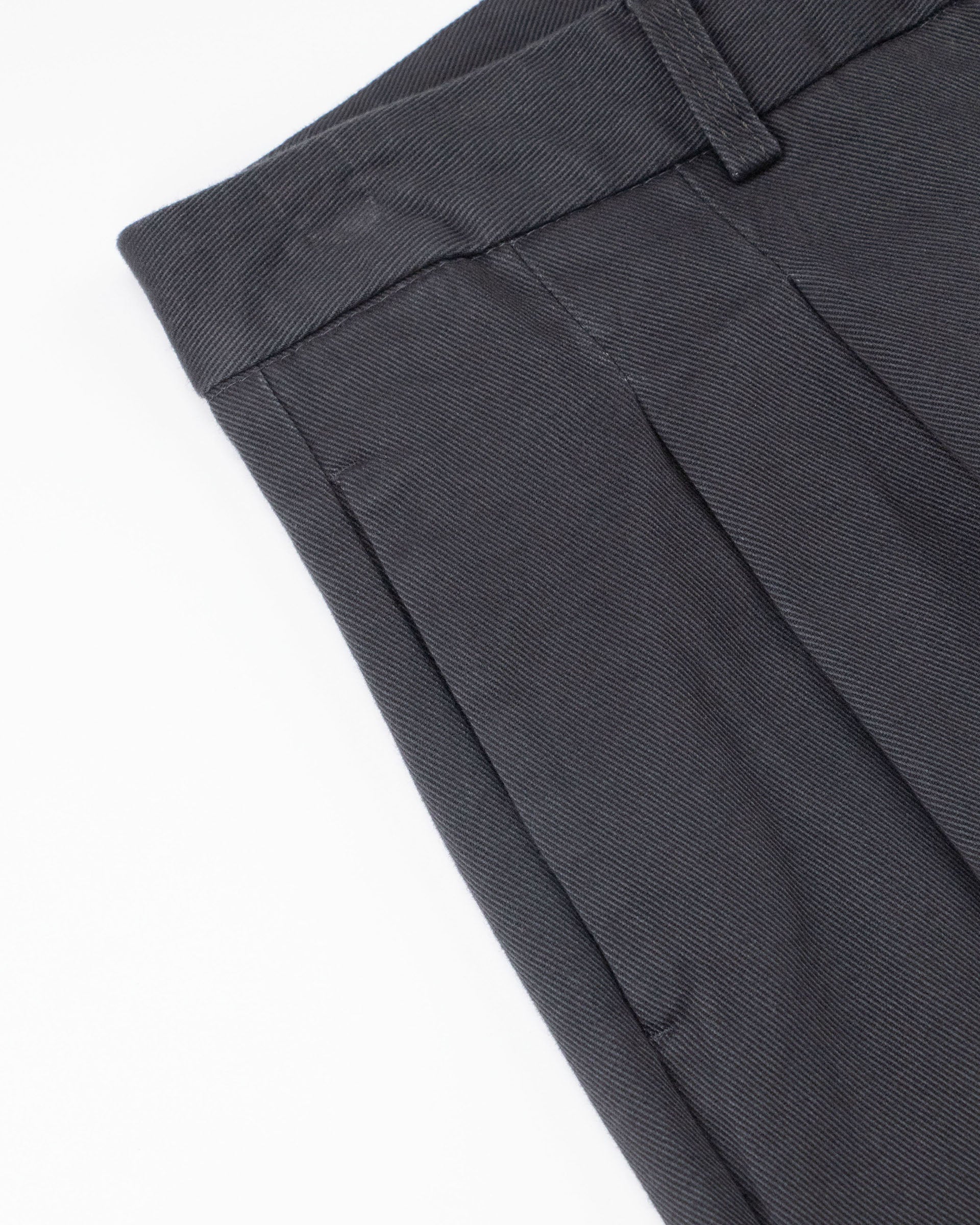STR Buckle Waist Twill Pants