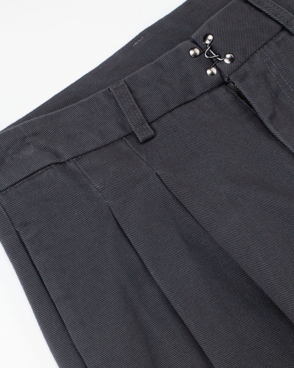 STR Buckle Waist Twill Pants