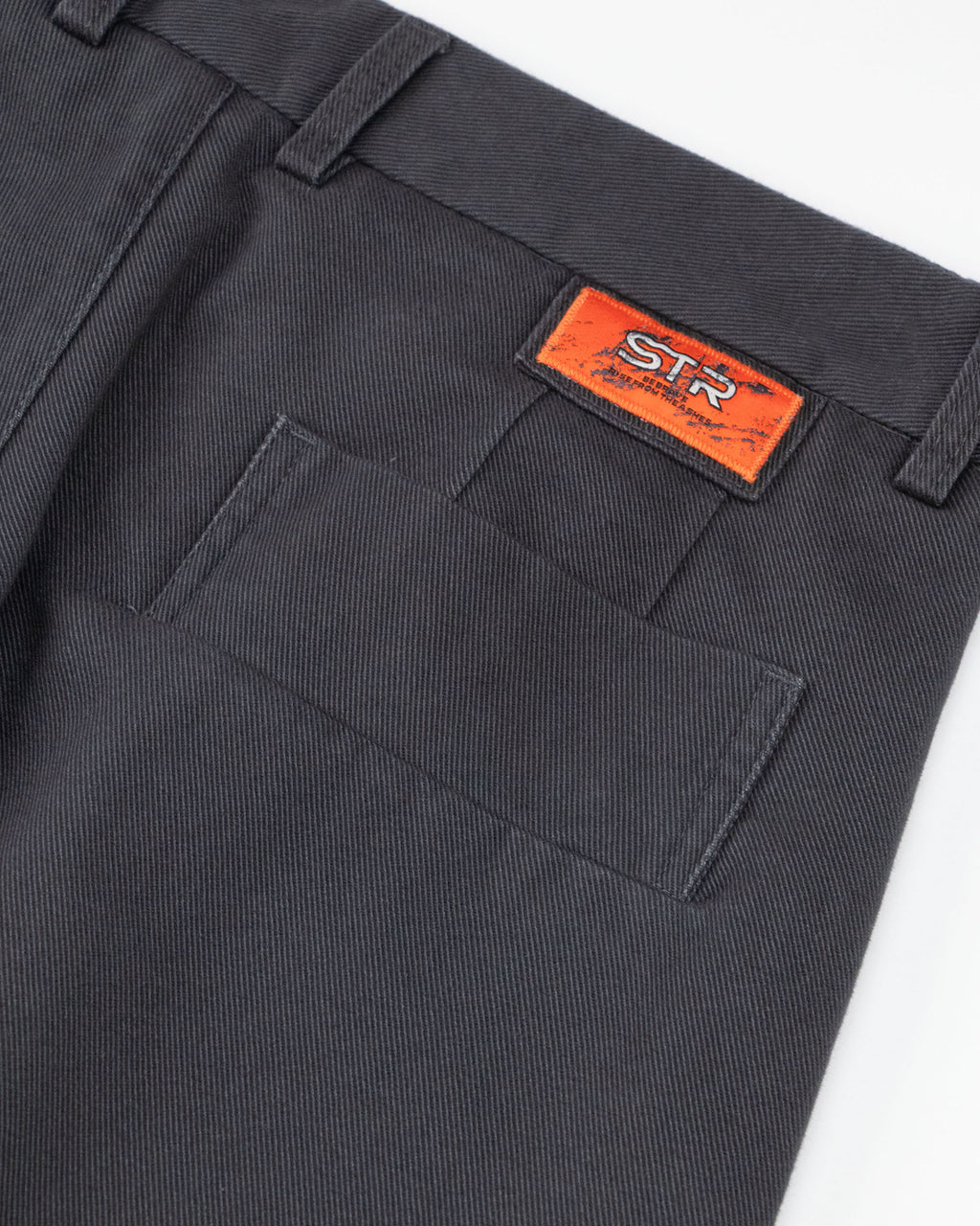 STR Buckle Waist Twill Pants