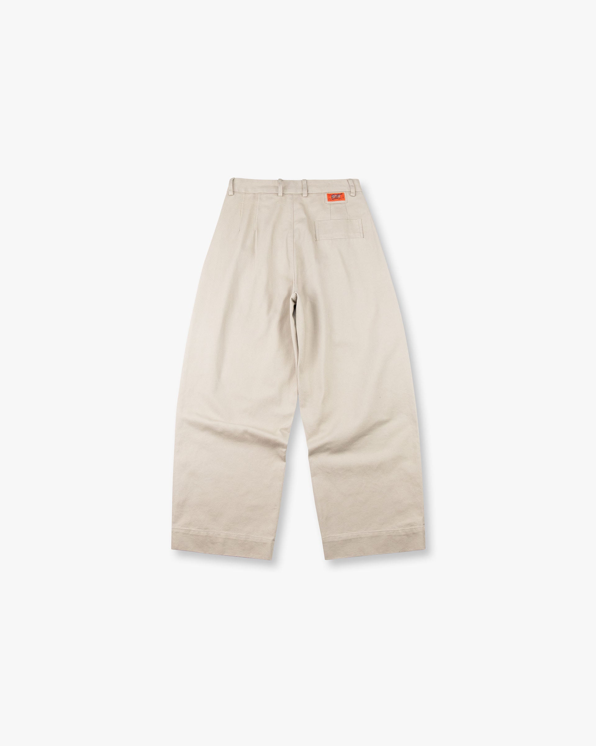 STR Buckle Waist Twill Pants