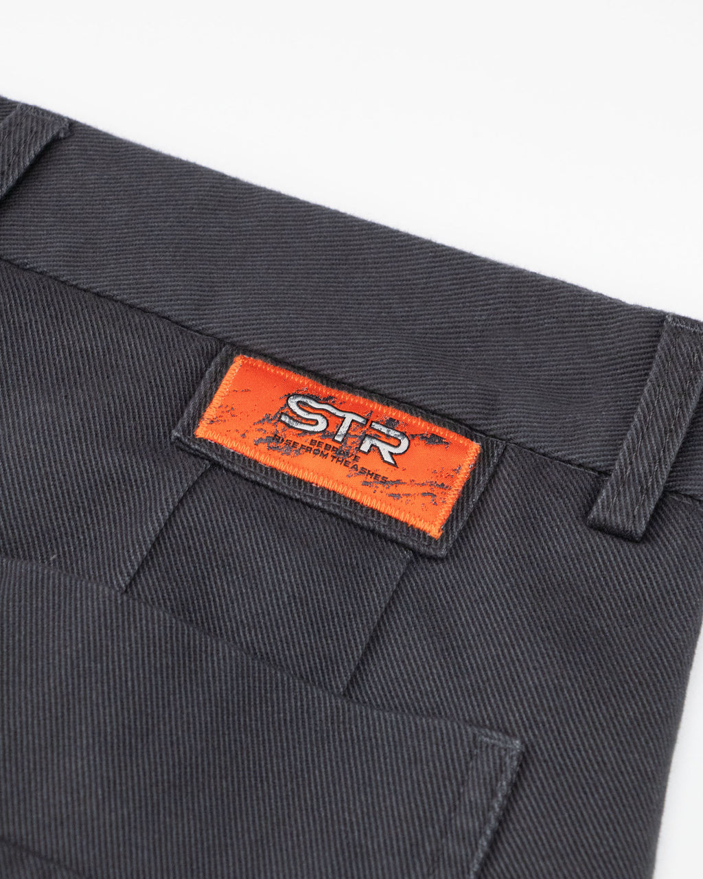 STR Buckle Waist Twill Pants