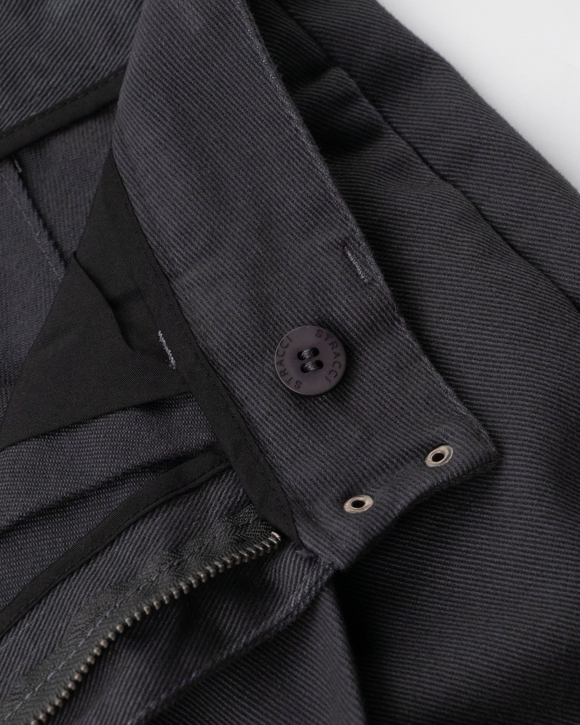 STR Buckle Waist Twill Pants