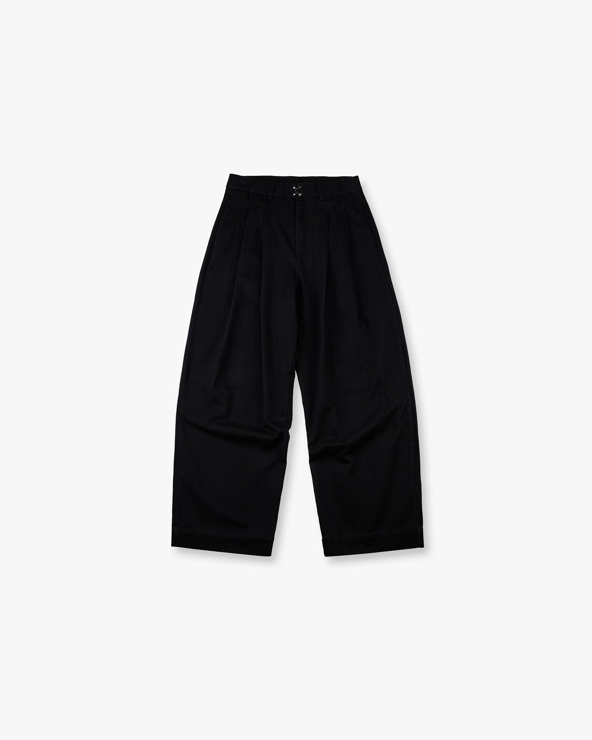 STR Buckle Waist Twill Pants