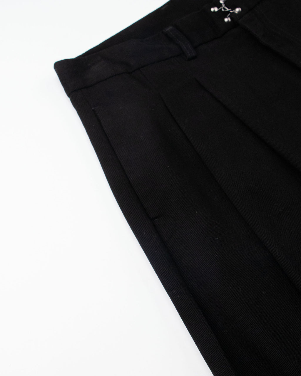 STR Buckle Waist Twill Pants