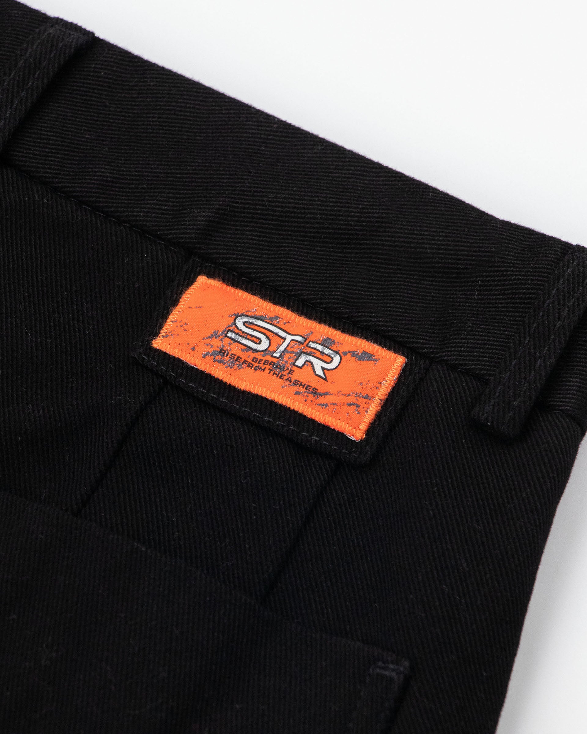 STR Buckle Waist Twill Pants