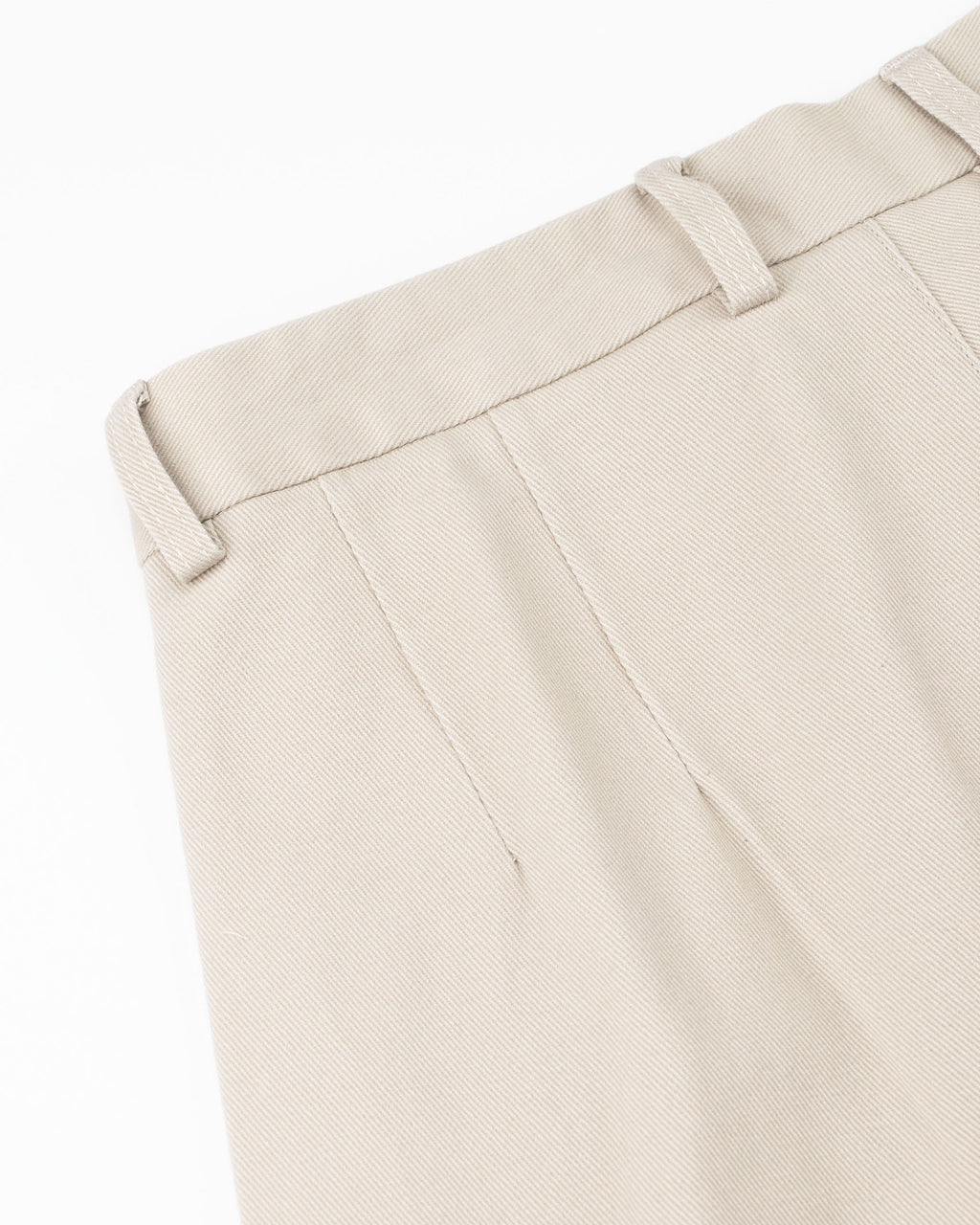 STR Buckle Waist Twill Pants