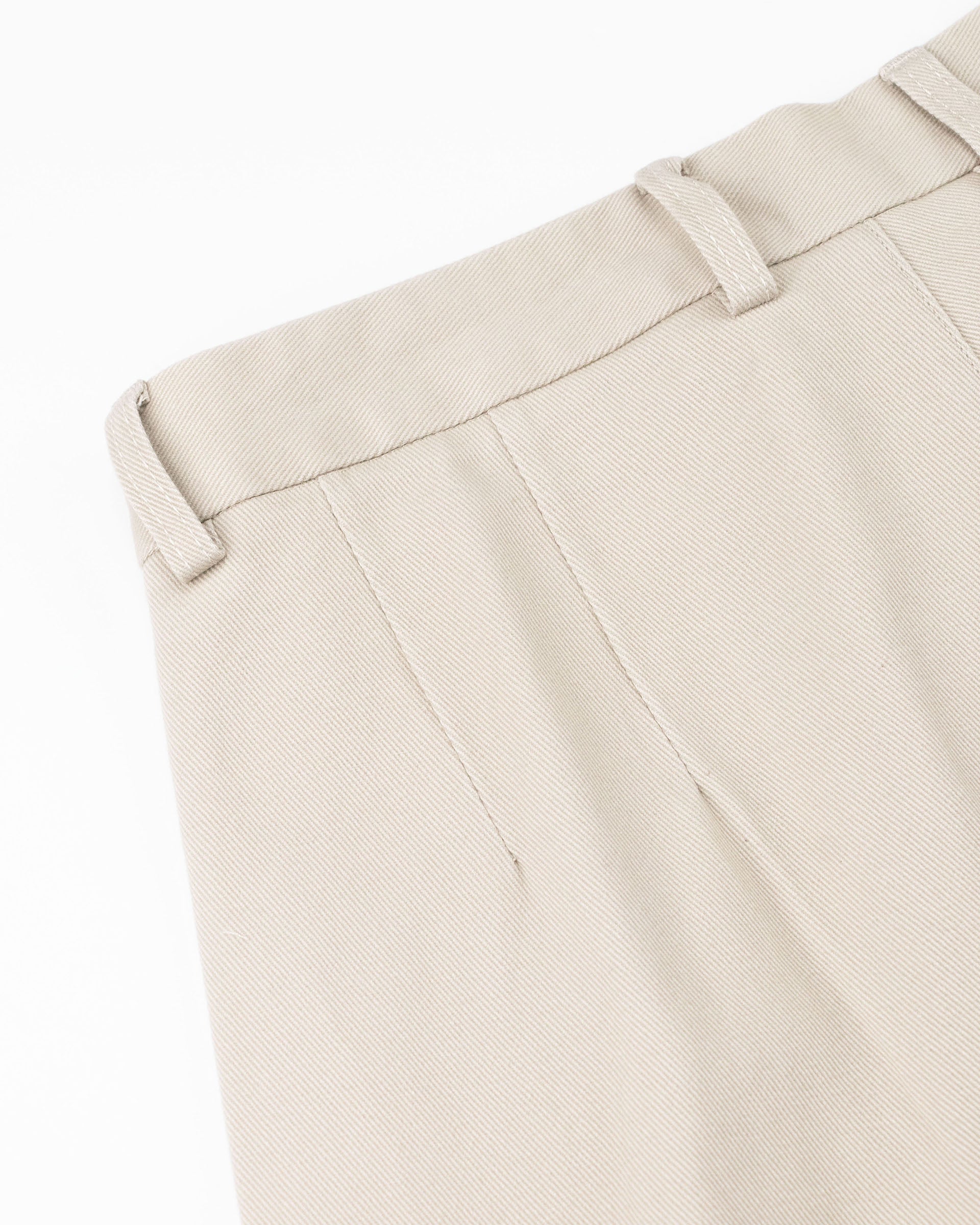 STR Buckle Waist Twill Pants