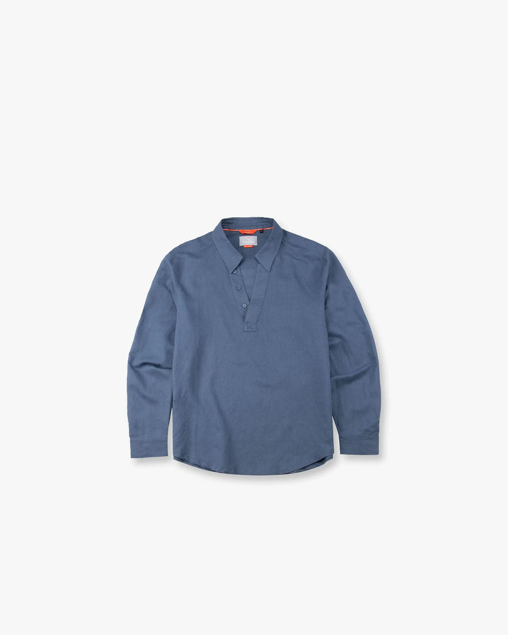 CORE Linen V Neck Half Button Relaxed Shirt