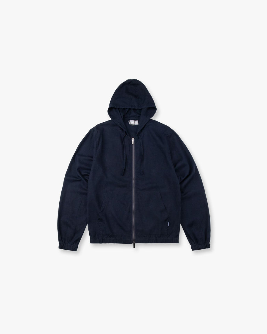 CORE Linen Regular Jacket With Hood