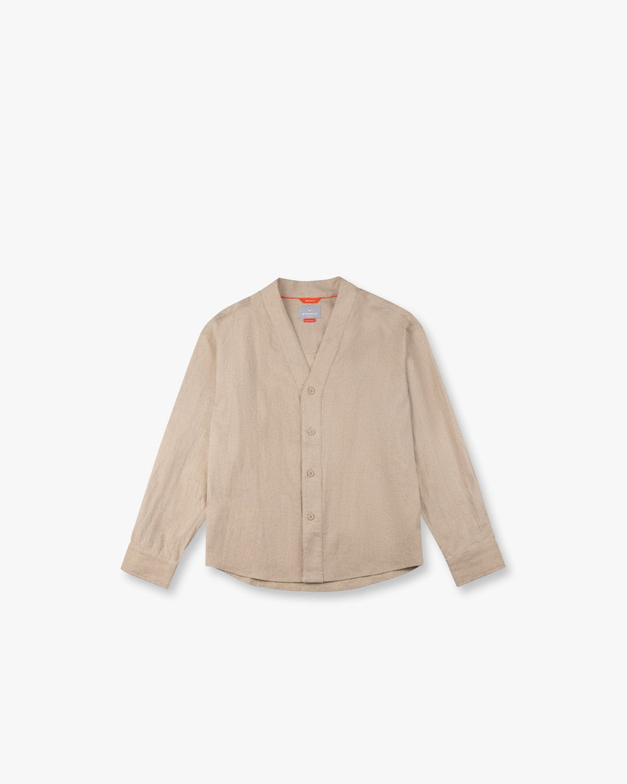 CORE Linen Regular V Neck Shirt