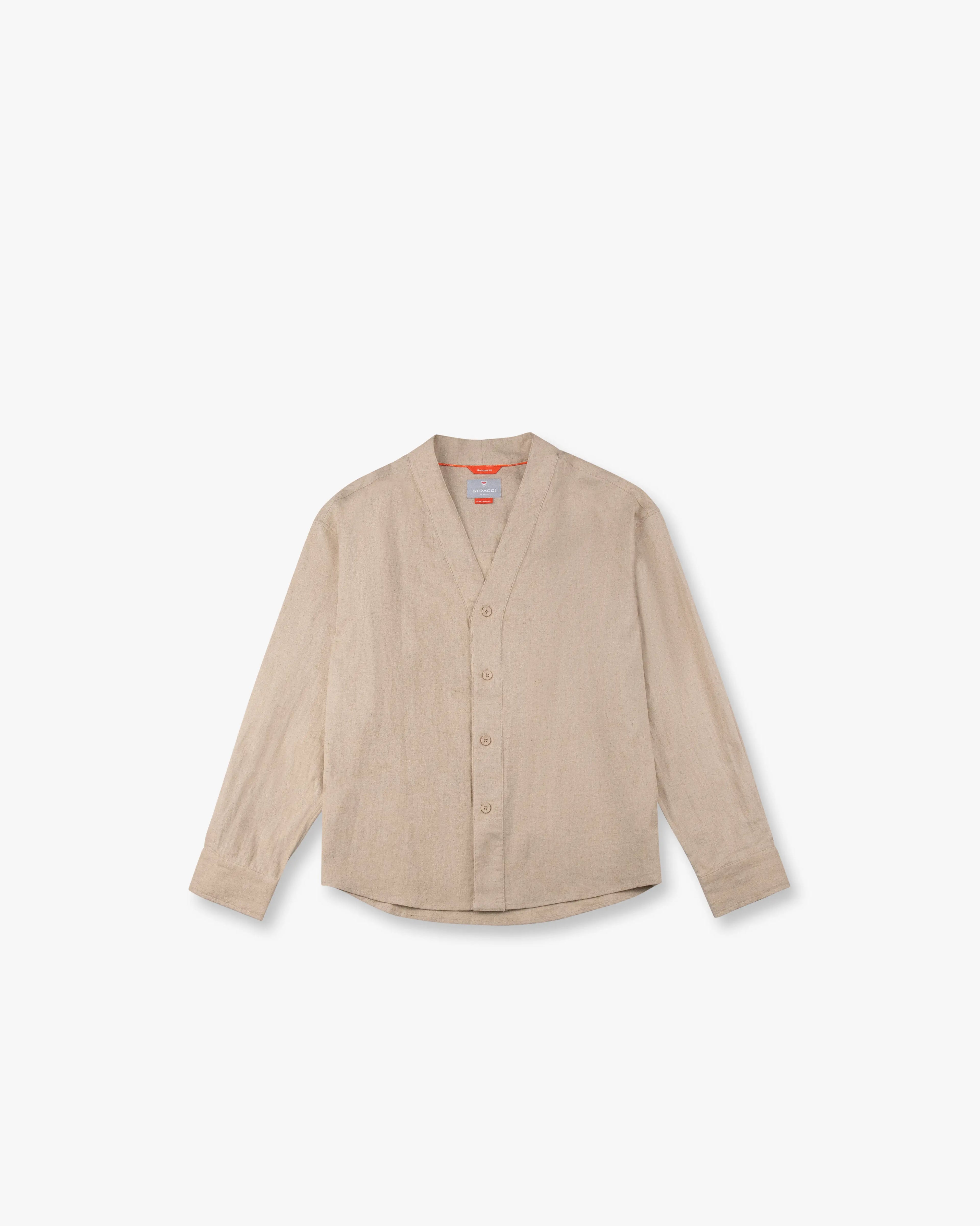 CORE Linen Regular V Neck Shirt