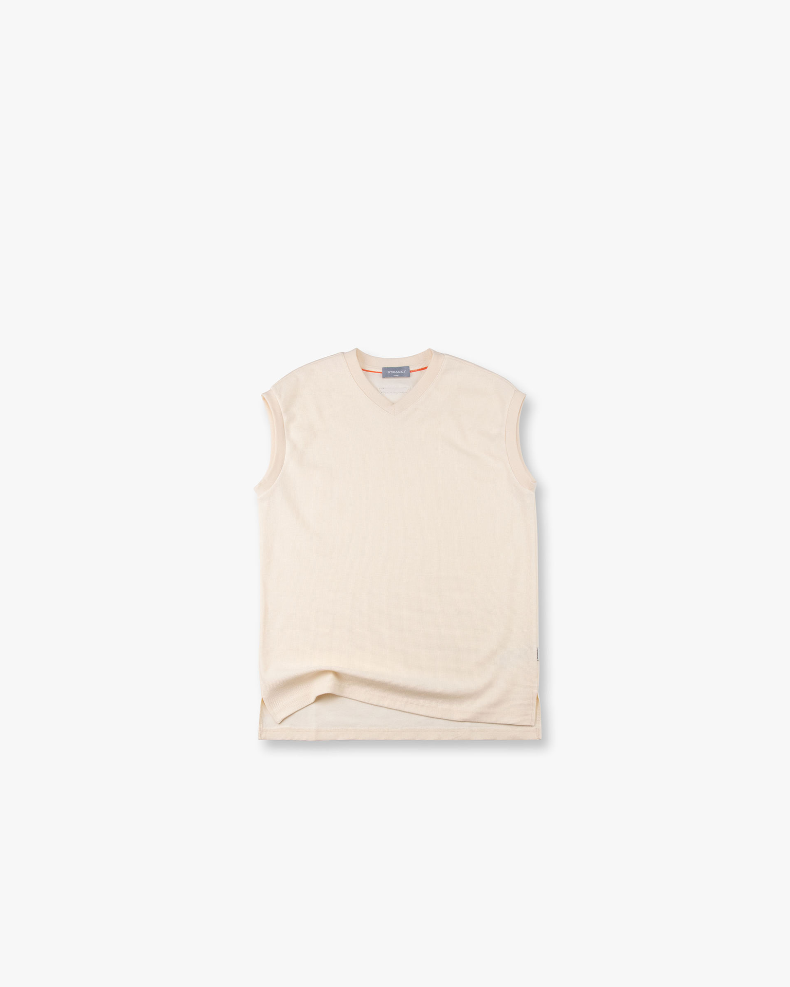 CORE Sleeveless V-Neck Textured T-Shirt