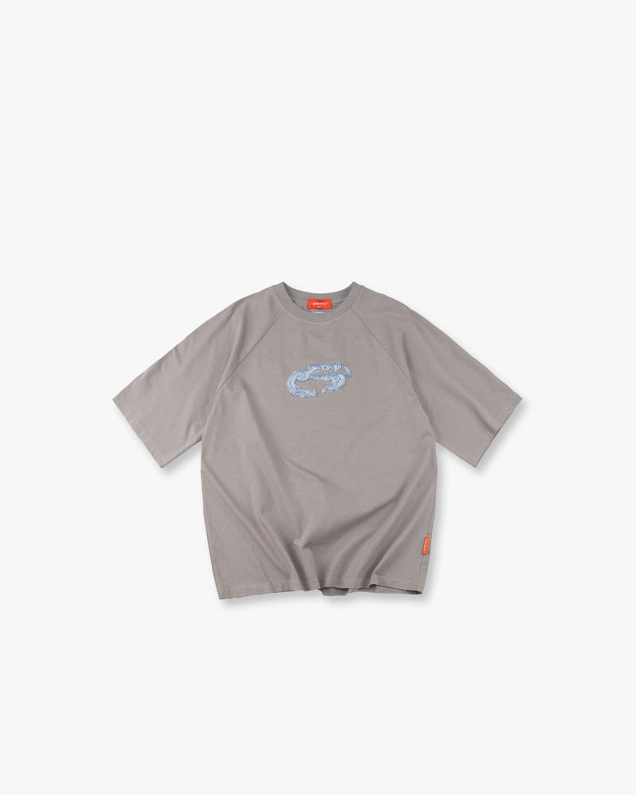 STR Shredded Denim S Oversized T-Shirt