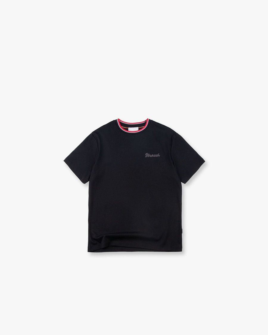CORE Contrast Stripe Collar T-Shirt