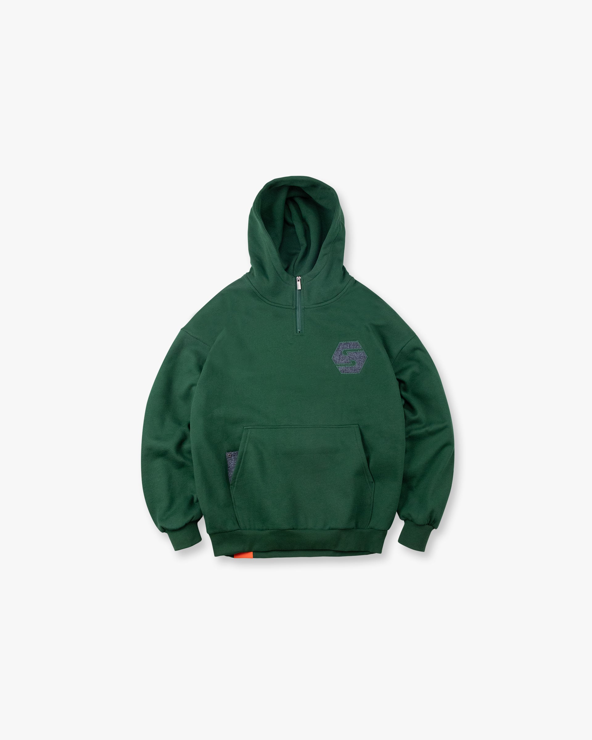 "S" Half Zip Up Hoodie
