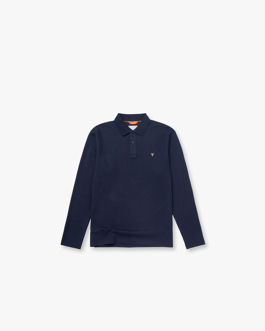 Long-Sleeved Polo Shirt