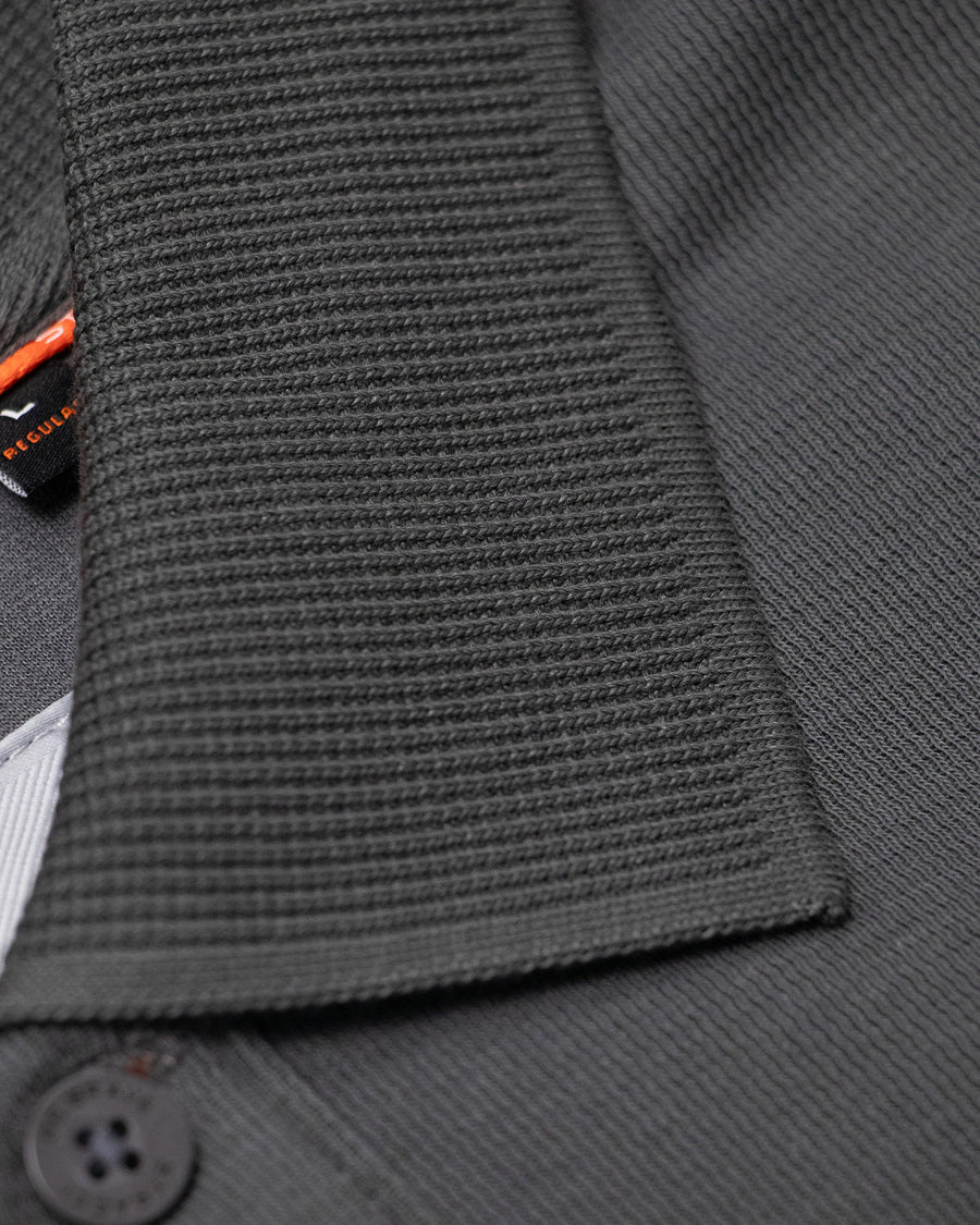 Long-Sleeved Polo Shirt