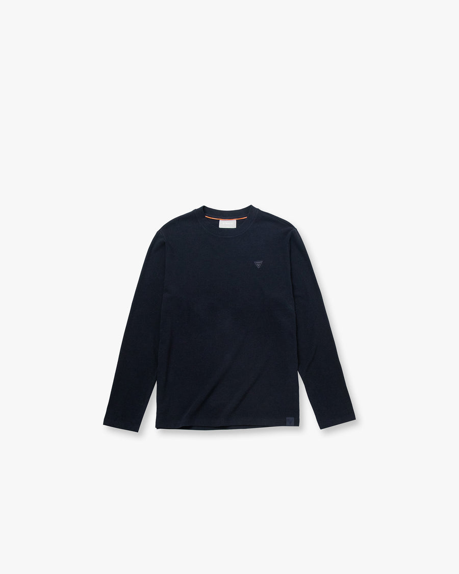 Crew-Neck Long Sleeve Top