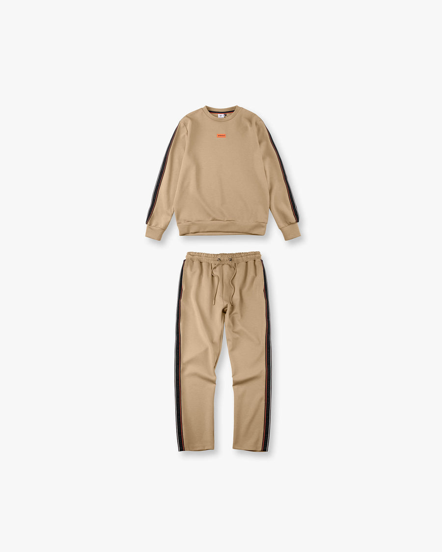 Logo Tape Crew Tracksuit
