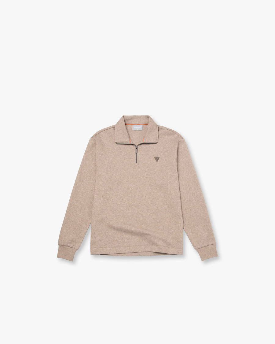 Core Quarter-Zip Minimal Sweatshirt