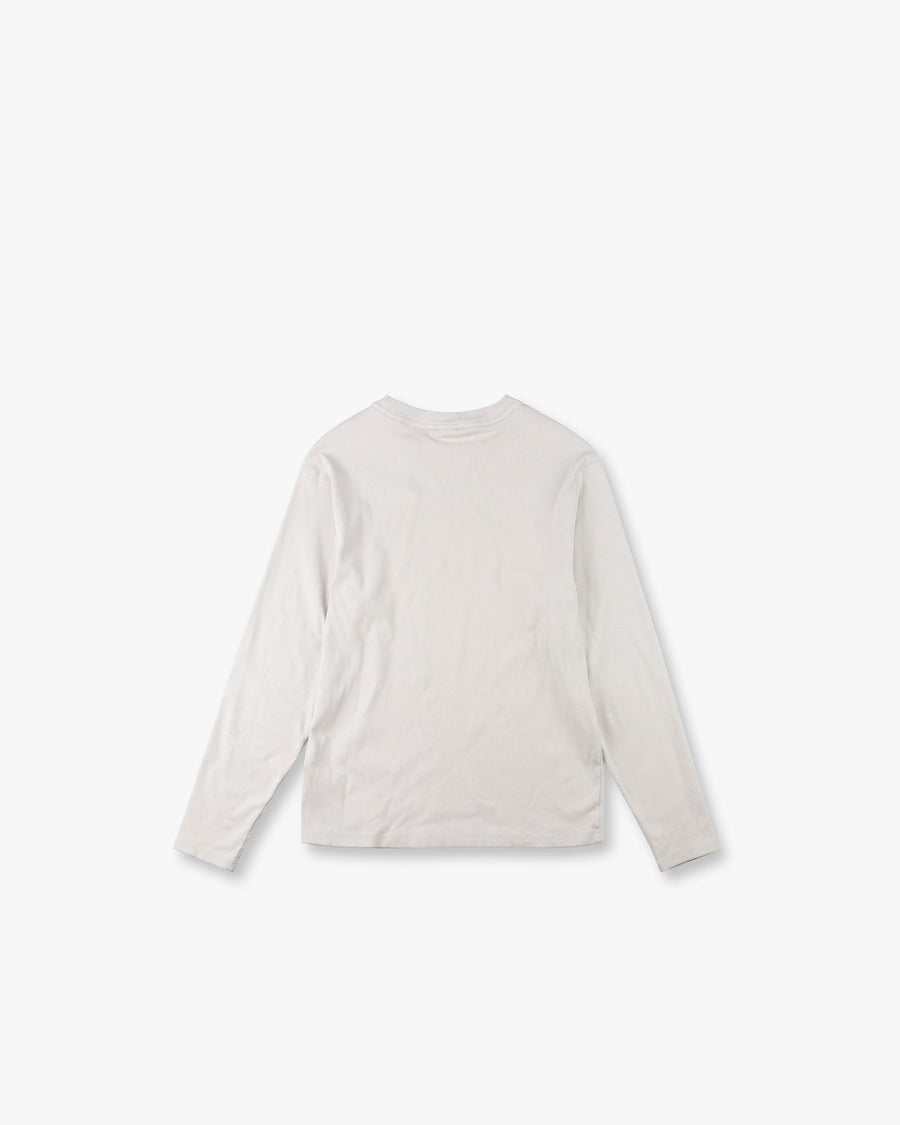 Washed Rib Long Sleeve Tee