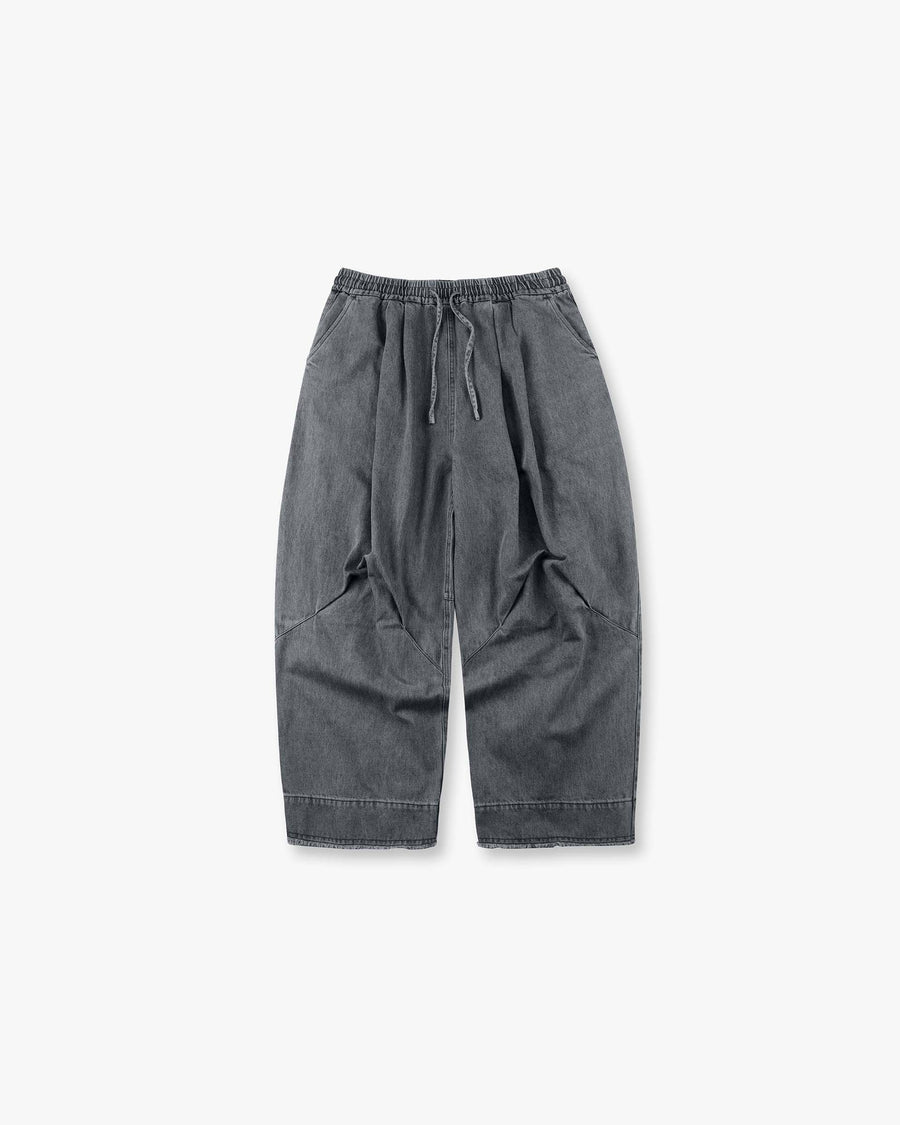 Relaxed Washed Denim Pants