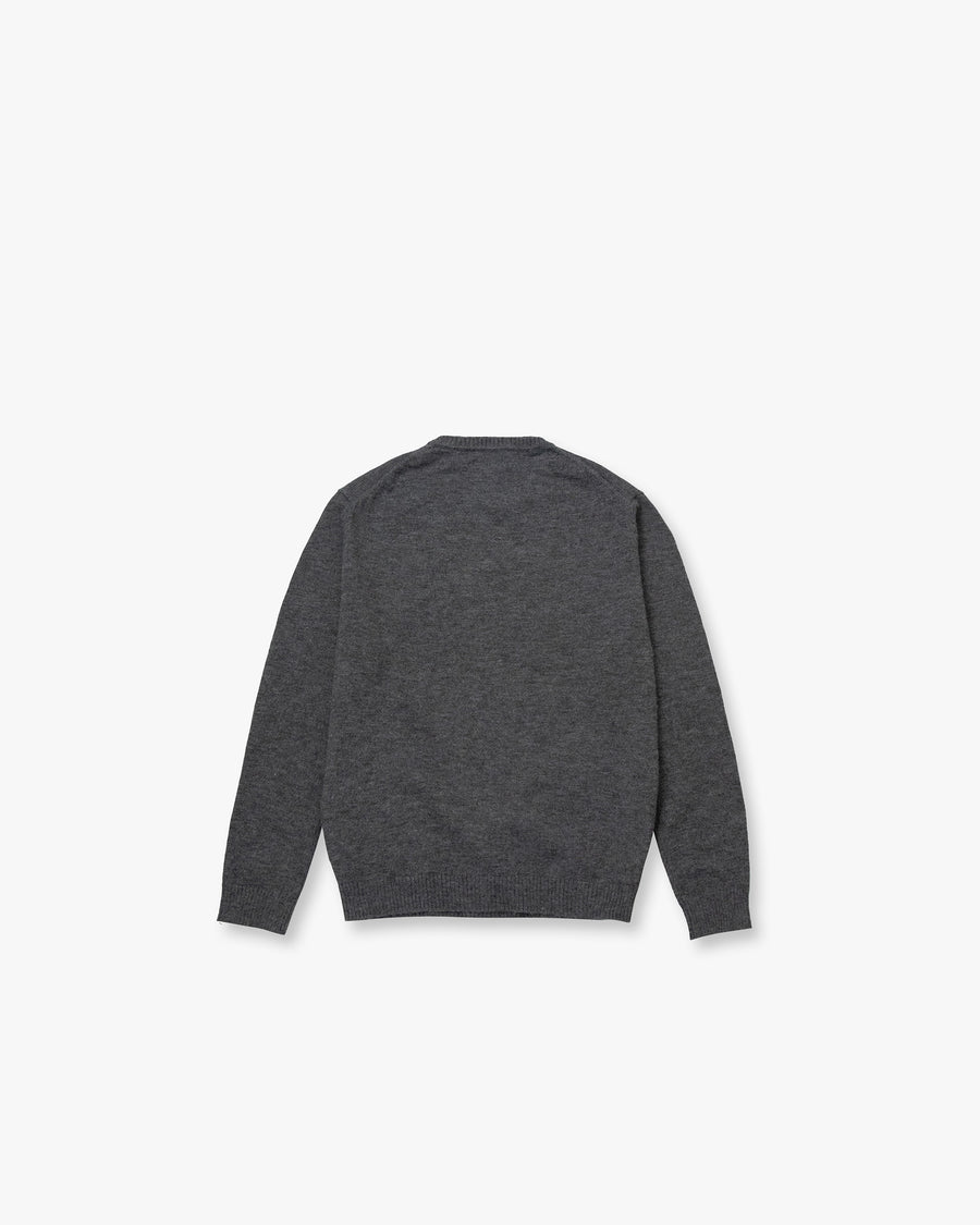 Relaxed Crewneck Knit Sweater
