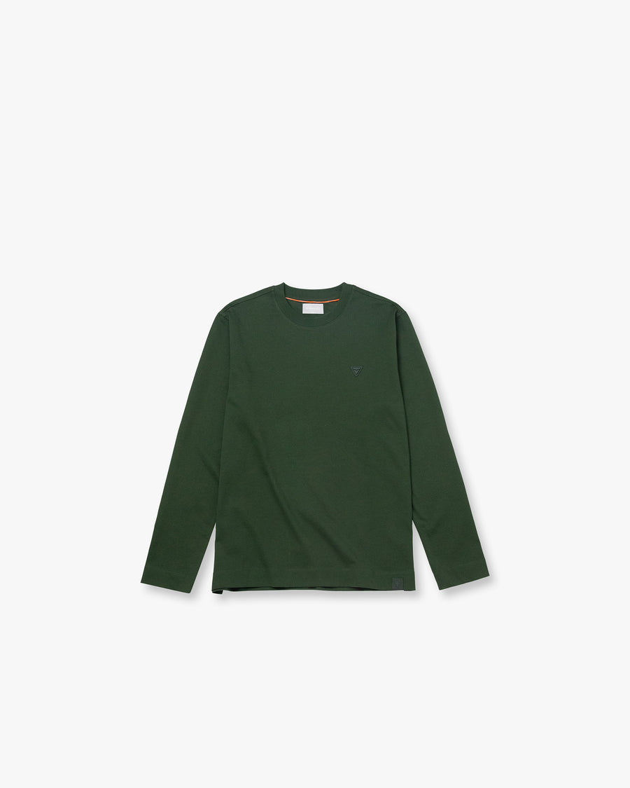Crew-Neck Long-Sleeved Top