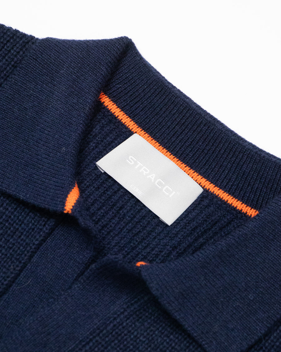 Brushed Polo Knit Sweater