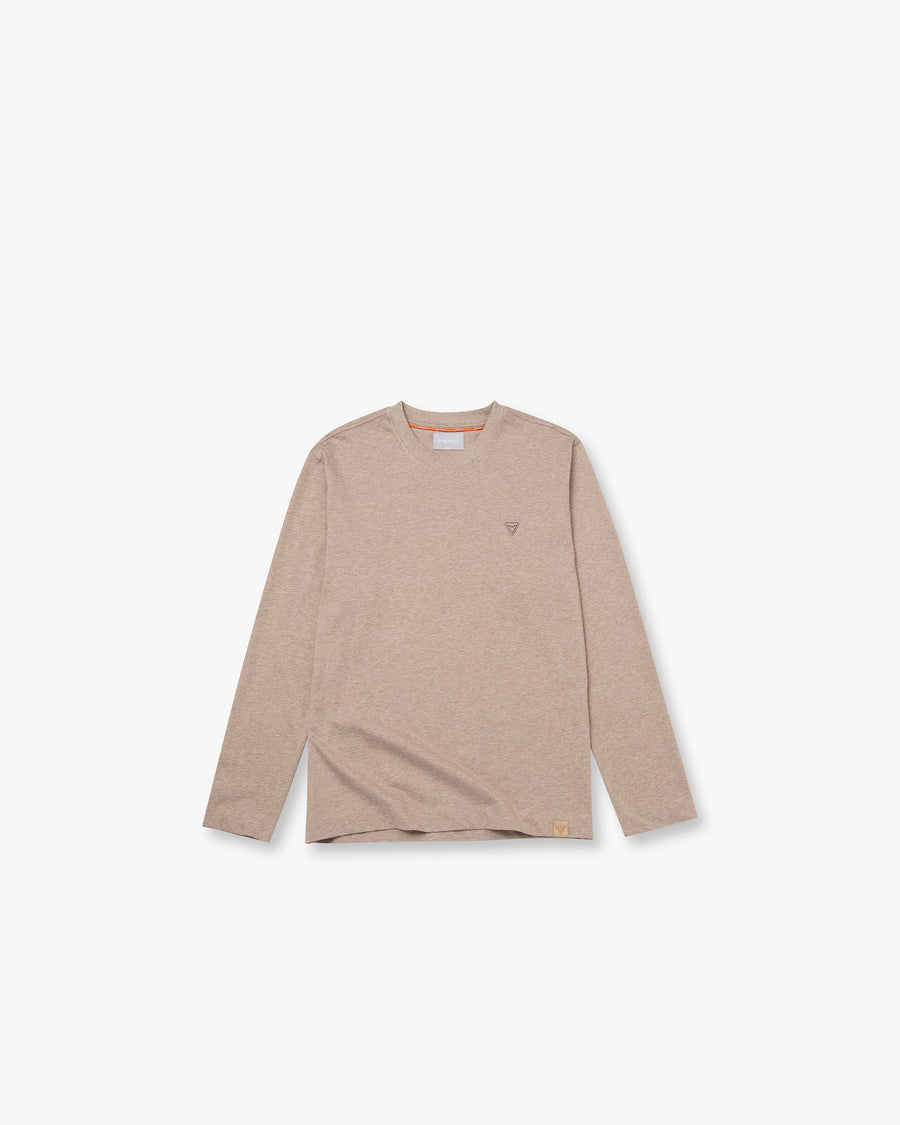 Crew-Neck Long-Sleeved Top