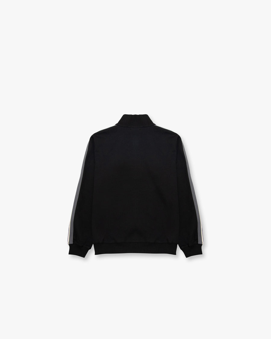Ribbed Collar Sweatshirt