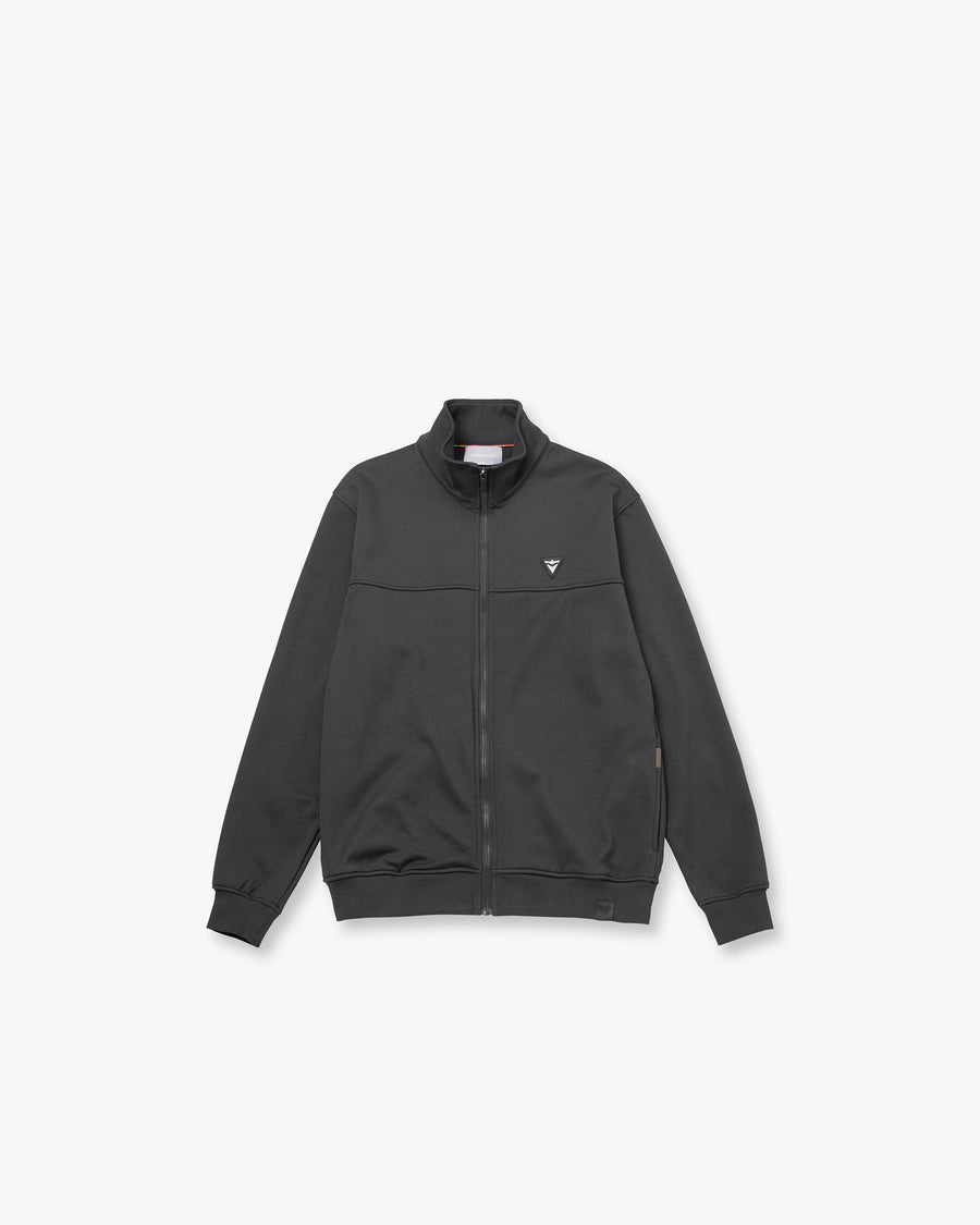 Full Zip Up High Collar Men's Sweatshirt