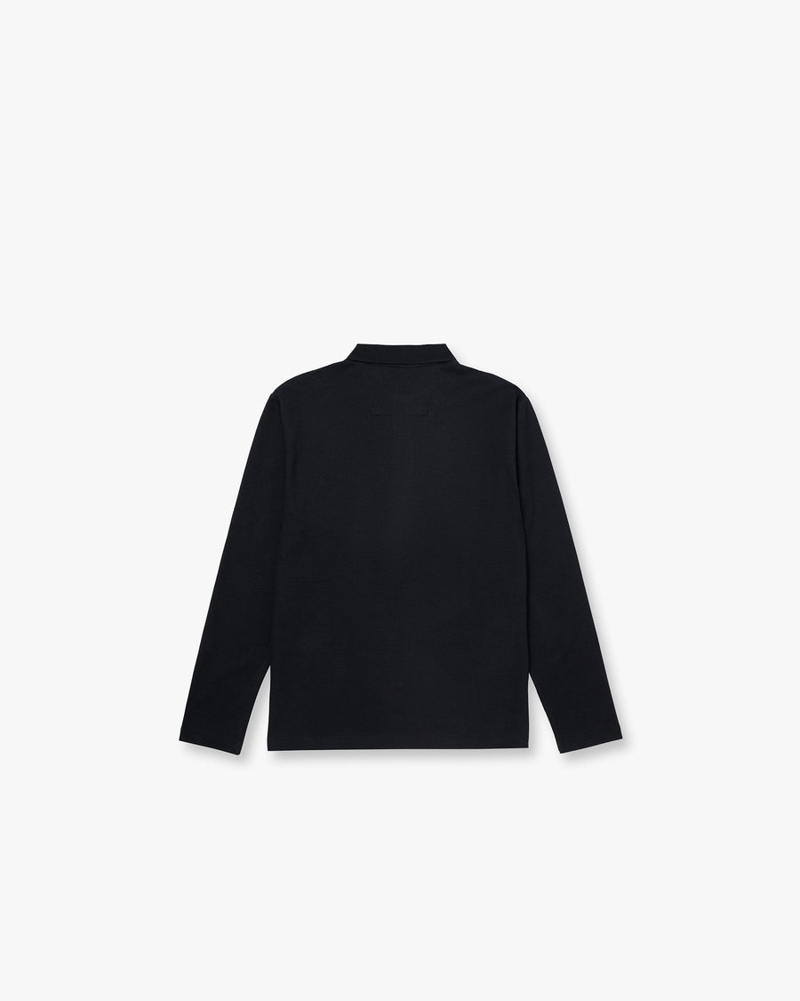 Long-Sleeved Polo Shirt