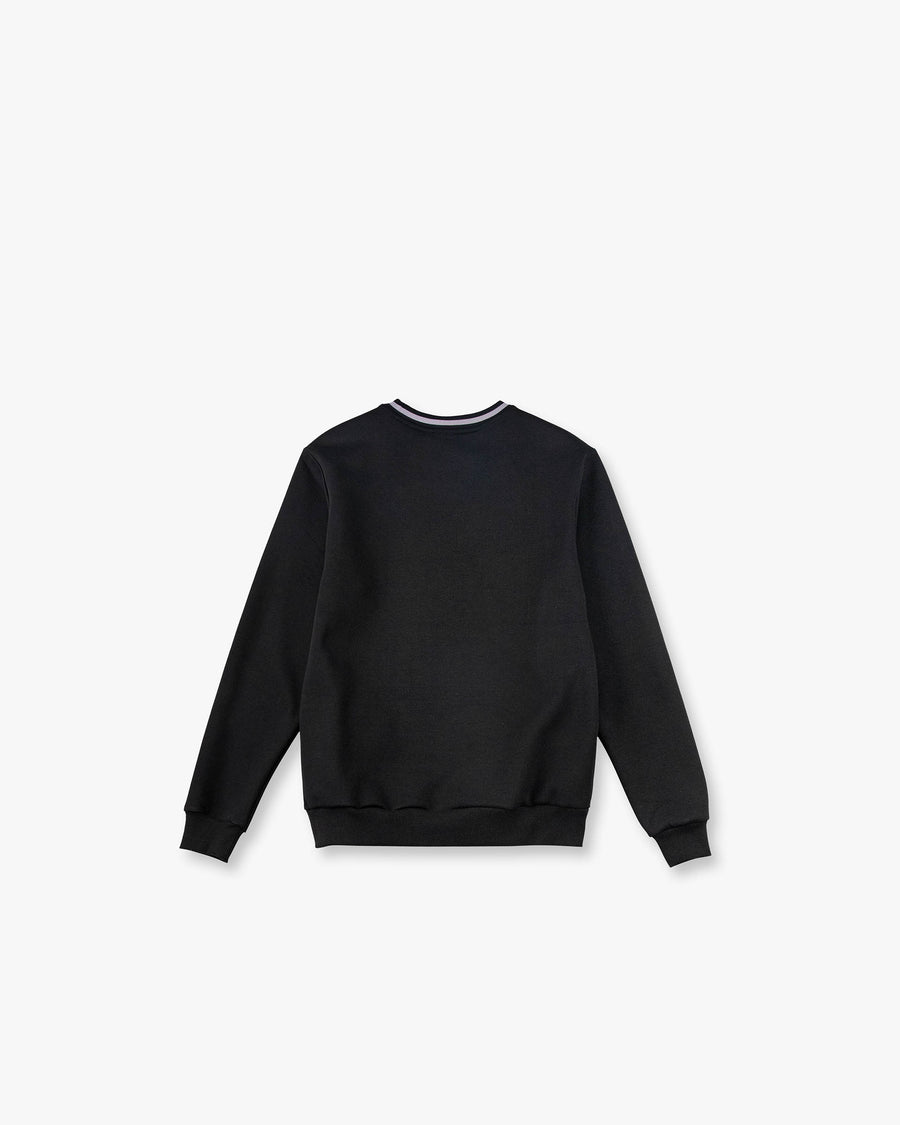 Script Embroidered Crew Sweatshirt