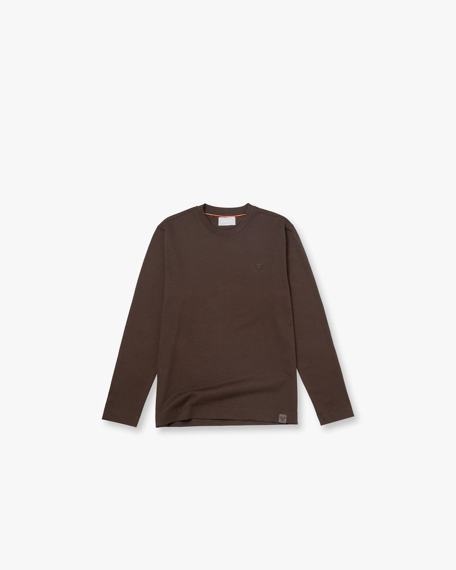 Crew-Neck Long-Sleeved Top