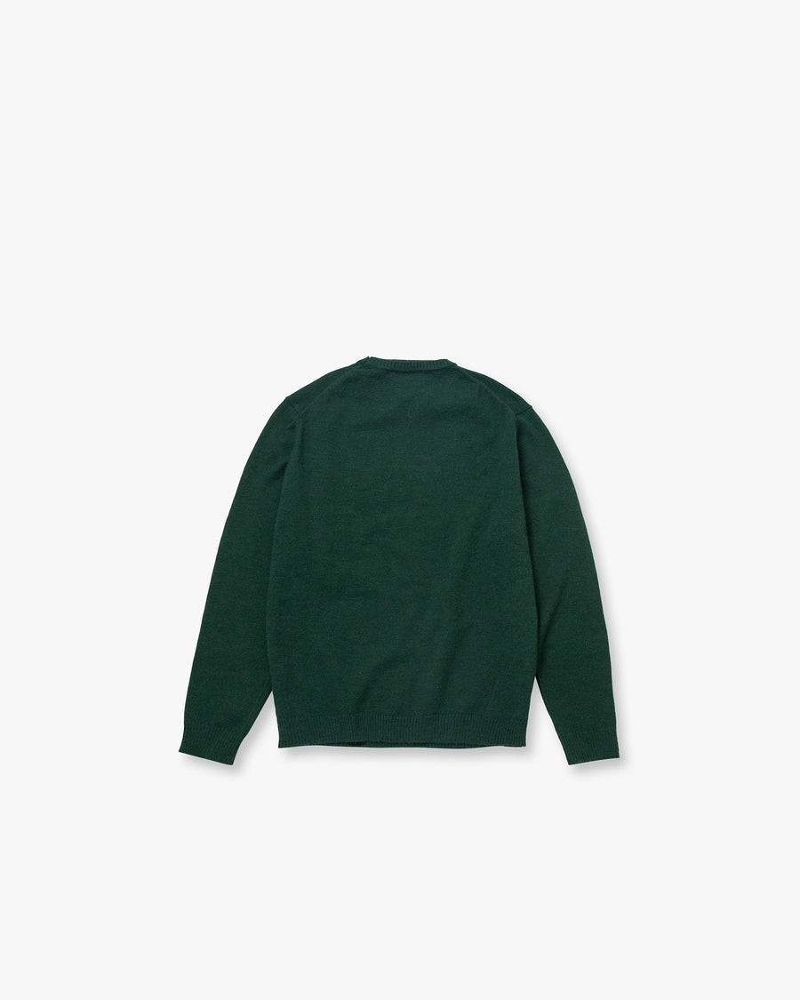 Relaxed Crewneck Knit Sweater
