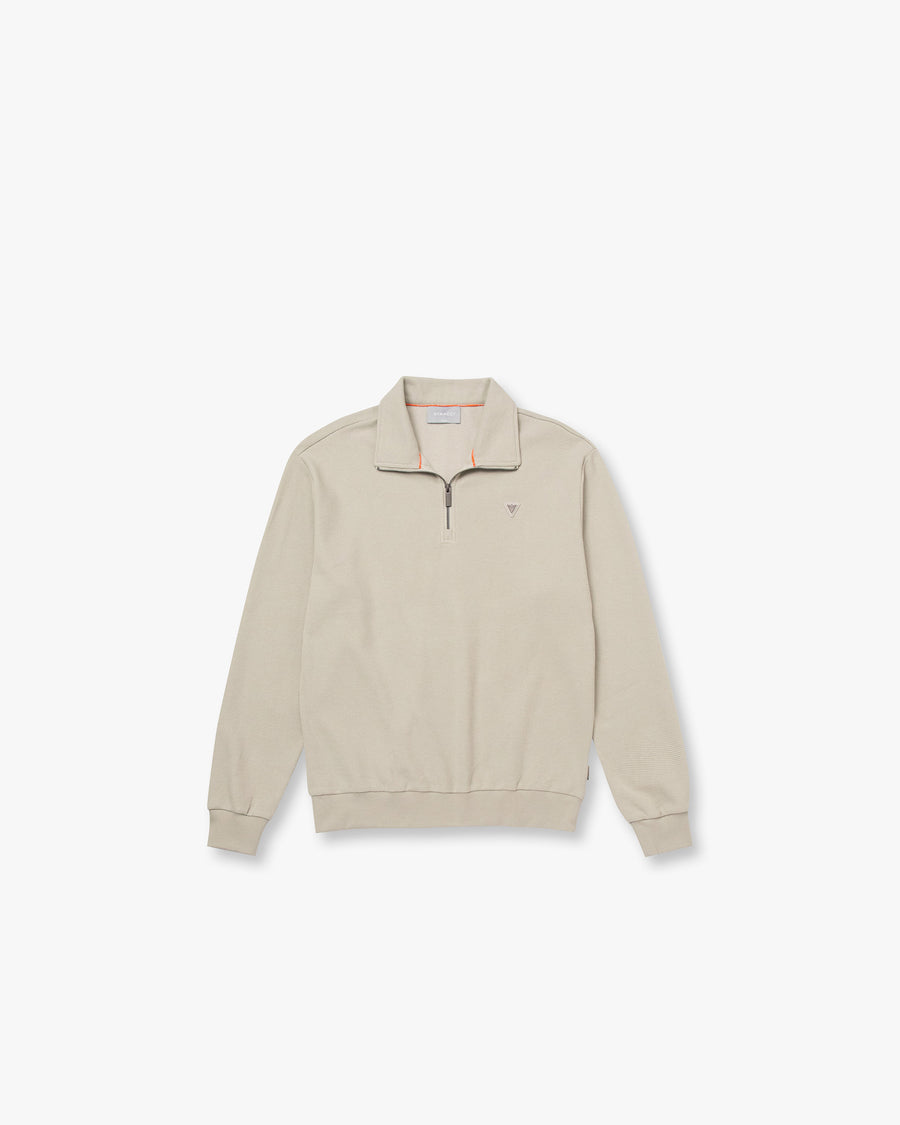 Core Quarter-Zip Minimal Sweatshirt