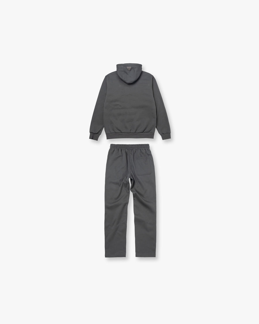 Hybrid Puffer Hoodie Track Set