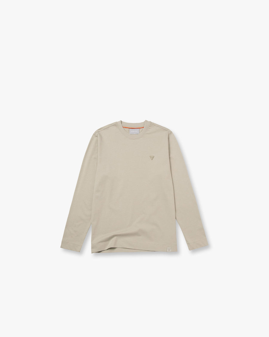 Crew-Neck Long-Sleeved Top