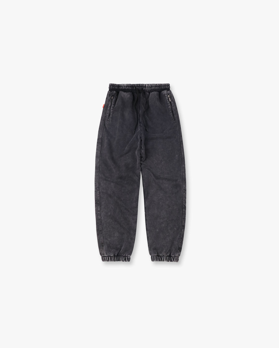 Washed Zip-Pocket Jogger
