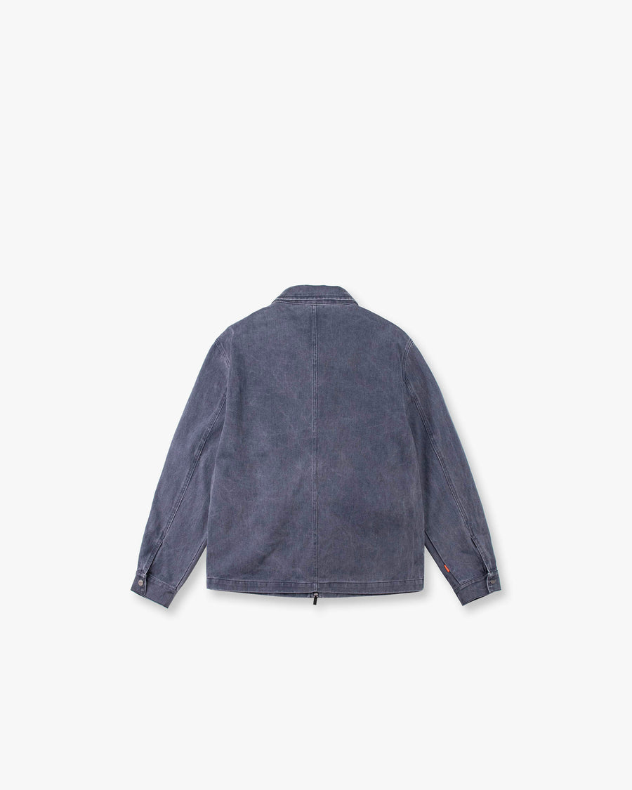 Twill Zip Overshirt