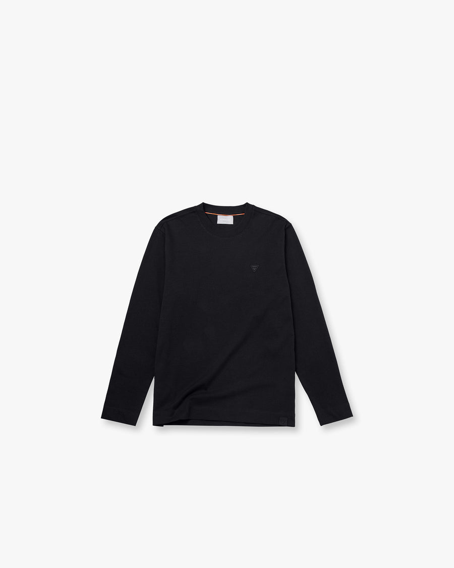Crew-Neck Long-Sleeved Top