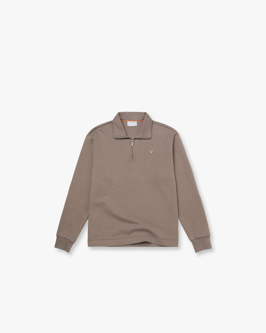 Core Quarter-Zip Minimal Sweatshirt